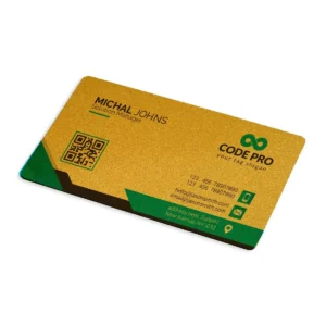 Aluminium-Visitenkarten